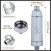 Multi-Stage Shower Filter for Hard Water - Universal Fit  Replaceable Cartridge Hard Water Softener - Shower Head Water Filter Removes Heavy Metals for Body  Skin  Nails  Hair Health  More by V for B - B074WG3NRB